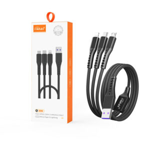 Mietubl 3 in 1 braided fast charging cable | MTB-DCODT03