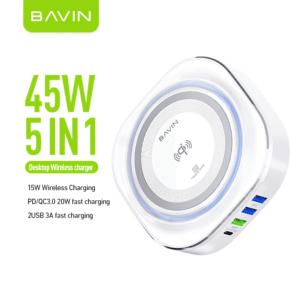 BAVIN C-W-PC832 45W 5-in-1 Multi-Functional Wireless Fast Charger