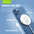 BAVIN CB215 Qi Magnetic 15W Thin Fast Wireless Charger