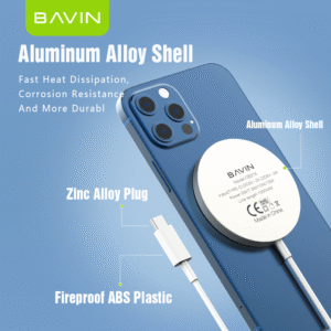 BAVIN CB215 Qi Magnetic 15W Thin Fast Wireless Charger