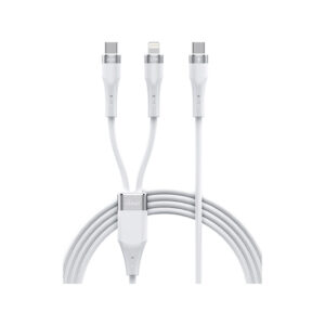 MTB - DCODTC08 Type-C to Type-C + Lightning 2-in-1 charging cable